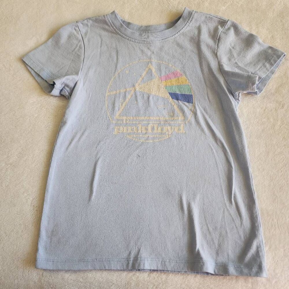 Pink Floyd Light Blue Tshirt With Graphic Girls Size 7/8